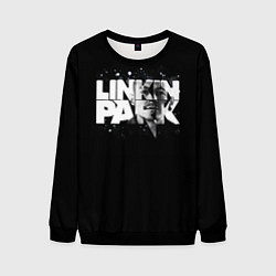 Свитшот мужской Linkin Park логотип с фото, цвет: 3D-черный