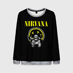 Мужской свитшот NIRVANA логотип и исполнители