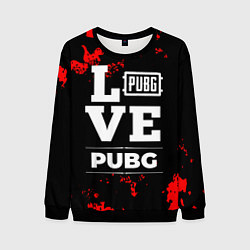 Свитшот мужской PUBG Love Классика, цвет: 3D-черный
