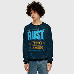 Свитшот мужской Игра Rust: PRO Gaming, цвет: 3D-черный — фото 2