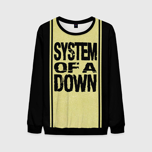 Мужской свитшот System of a Down: 5 Album Bundle / 3D-Черный – фото 1