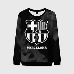 Свитшот мужской Barcelona Sport на темном фоне, цвет: 3D-черный
