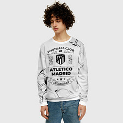 Свитшот мужской Atletico Madrid Football Club Number 1 Legendary, цвет: 3D-белый — фото 2
