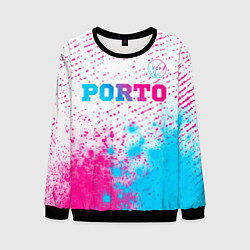 Свитшот мужской Porto Neon Gradient, цвет: 3D-черный