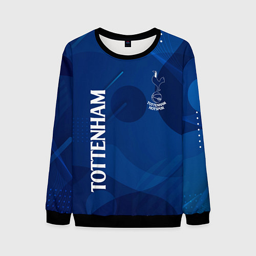 Мужской свитшот Тоттенхэм хотспур Абстракция спорт / 3D-Черный – фото 1