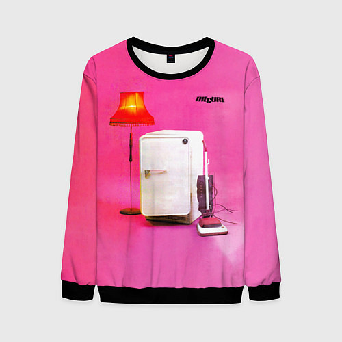 Мужской свитшот Three Imaginary Boys - The Cure / 3D-Черный – фото 1