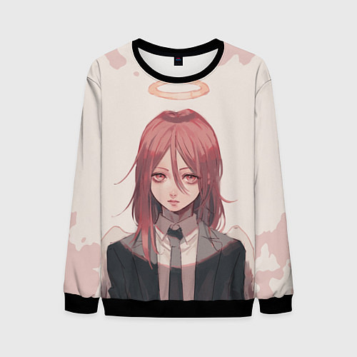 Мужской свитшот Дьявол-ангел / 3D-Черный – фото 1