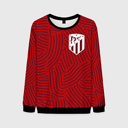 Свитшот мужской Atletico Madrid отпечатки, цвет: 3D-черный