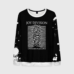 Свитшот мужской Joy Division - unknown pleasures, цвет: 3D-белый