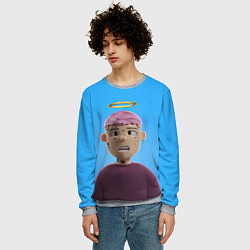 Свитшот мужской Lil Peep С Нимбом, цвет: 3D-меланж — фото 2