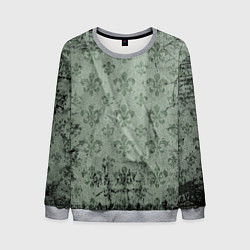 Свитшот мужской Старая затёртая мешковина с принтом, цвет: 3D-меланж