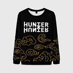 Свитшот мужской Hunter x Hunter - anime clouds, цвет: 3D-черный