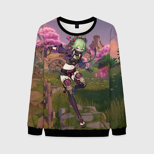 Мужской свитшот Куки Синобу / 3D-Черный – фото 1