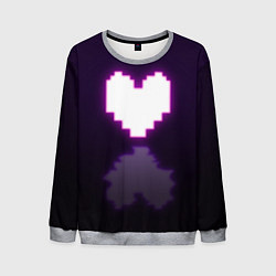 Мужской свитшот Undertale heart neon