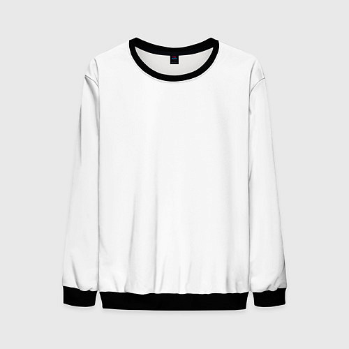 Мужской свитшот Хэллоуин: Санта Муэрта / 3D-Черный – фото 1