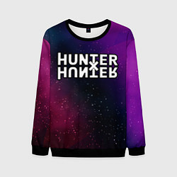 Свитшот мужской Hunter x Hunter gradient space, цвет: 3D-черный
