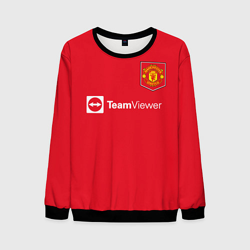 Мужской свитшот Бруно Фернандеш Манчестер Юнайтед форма 20222023 / 3D-Черный – фото 1