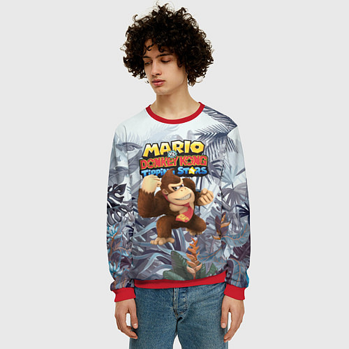Мужской свитшот Mario Donkey Kong - Nintendo - Gorilla / 3D-Красный – фото 3