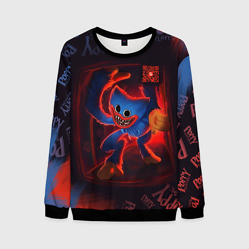 Мужской свитшот Хаги Ваги AR / 3D-Черный – фото 1