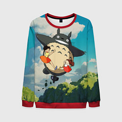 Свитшот мужской Flight Totoro, цвет: 3D-красный