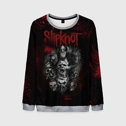 Свитшот мужской Slipknot dark red, цвет: 3D-меланж