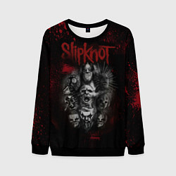 Свитшот мужской Slipknot dark red, цвет: 3D-черный