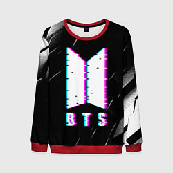 Мужской свитшот BTS - Неоновый логотип