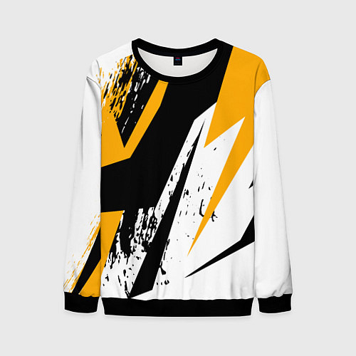 Мужской свитшот Гоночная абстракция / 3D-Черный – фото 1