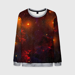 Свитшот мужской Звездная бескрайняя вселенная, цвет: 3D-меланж
