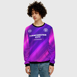 Свитшот мужской Manchester City legendary sport grunge, цвет: 3D-черный — фото 2