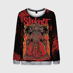 Мужской свитшот Slipknot black and red