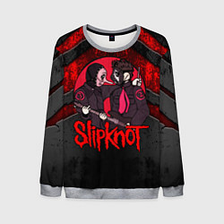 Мужской свитшот Slipknot black and red