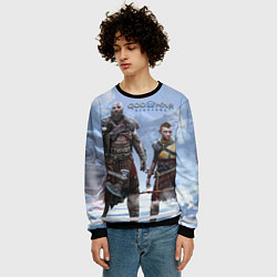 Свитшот мужской God of war ragnarok-God of War: Рагнарёк, цвет: 3D-черный — фото 2
