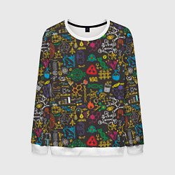 Мужской свитшот Шпаргалка по химии