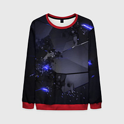 Мужской свитшот Неоновые плиты, взрыв