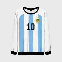 Свитшот мужской Месси Аргентина ЧМ 2022, цвет: 3D-черный