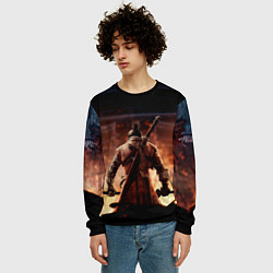 Свитшот мужской Sekiro: Shadows Die Twice, цвет: 3D-черный — фото 2