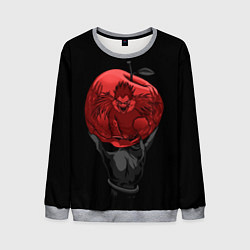 Мужской свитшот Рюк и красное яблоко