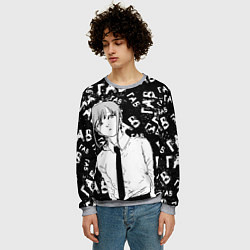 Свитшот мужской Макима: гав-гав, цвет: 3D-меланж — фото 2