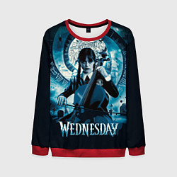 Свитшот мужской Wednesday Addams 2022, цвет: 3D-красный