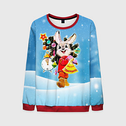 Мужской свитшот Зайчик с советских открыток