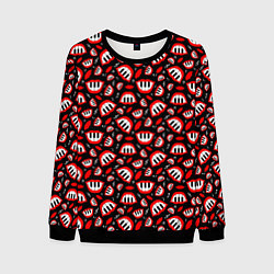 Свитшот мужской Улыбка пианиста, цвет: 3D-черный