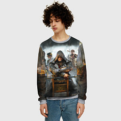 Свитшот мужской Бар ассасинов, цвет: 3D-меланж — фото 2