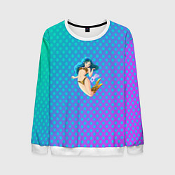 Свитшот мужской Lum urusei yatsura, цвет: 3D-белый