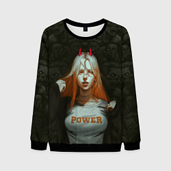 Мужской свитшот Power - Anime Chainsaw Man
