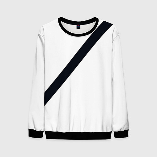 Мужской свитшот Для Автолюбителя - Ремень На Левую Сторону / 3D-Черный – фото 1