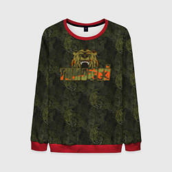 Свитшот мужской Тимофей камуфляж, цвет: 3D-красный