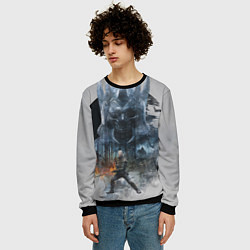 Свитшот мужской The Witcher Ciri Hunt, цвет: 3D-черный — фото 2