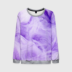 Мужской свитшот Абстрактный фиолетовый облачный дым