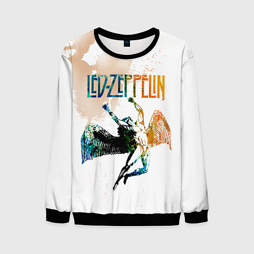 Мужской свитшот Led Zeppelin rock / 3D-Черный – фото 1